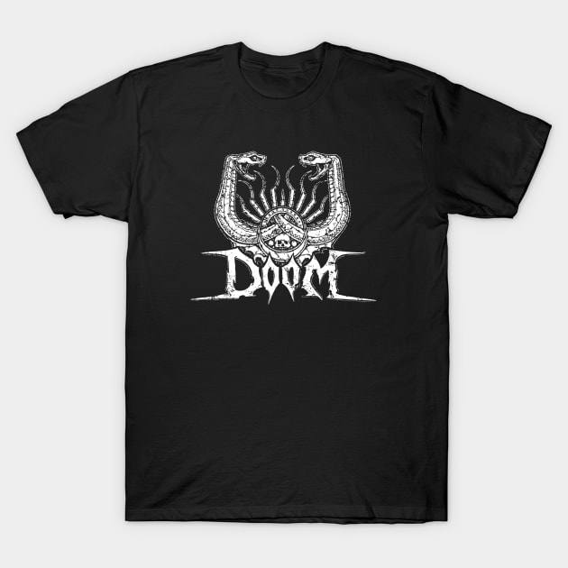 Symbol of Doom (Black Print) T-Shirt by Miskatonic Designs